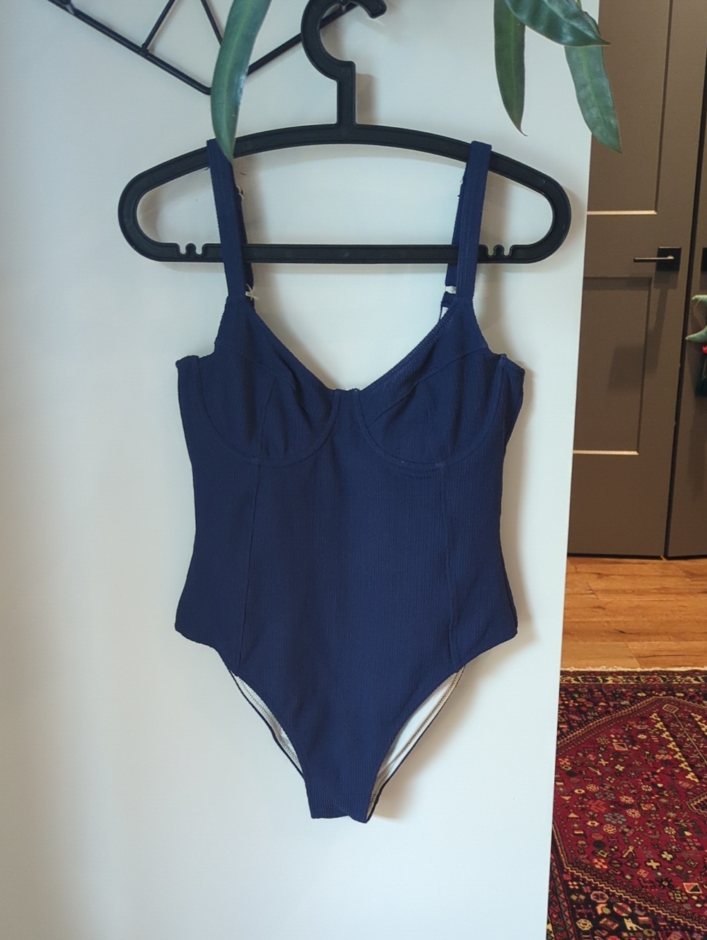 Zulu And Zephyr Navy Blue One-Piece Swimsuit